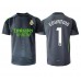 Real Madrid Thibaut Courtois #1 Keeper Tredjedrakt 2025-26 Korte ermer